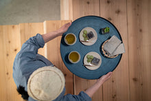 画像をギャラリービューアに読み込む, Round RaysTray L ホワイトシカモア藍染め