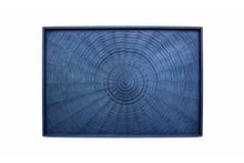 画像をギャラリービューアに読み込む, Rectangle RaysTray ホワイトシカモア 藍染め