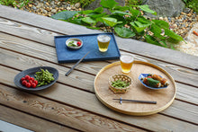 画像をギャラリービューアに読み込む, Rectangle RaysTray ホワイトシカモア 藍染め