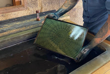 画像をギャラリービューアに読み込む, Rectangle RaysTray ホワイトシカモア 藍染め