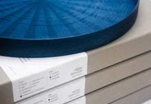 画像をギャラリービューアに読み込む, Round RaysTray S ホワイトシカモア藍染め