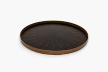 画像をギャラリービューアに読み込む, Round RaysTray L 黒檀